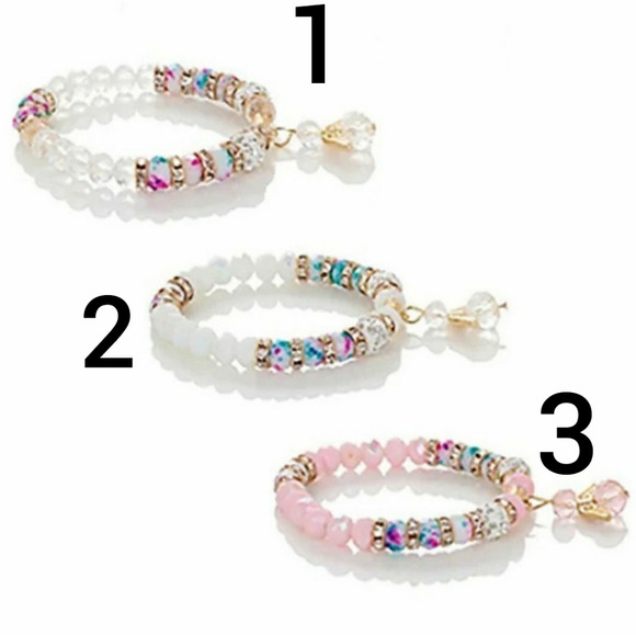 Glass Angel Charm Bracelet - Picture 2 of 2